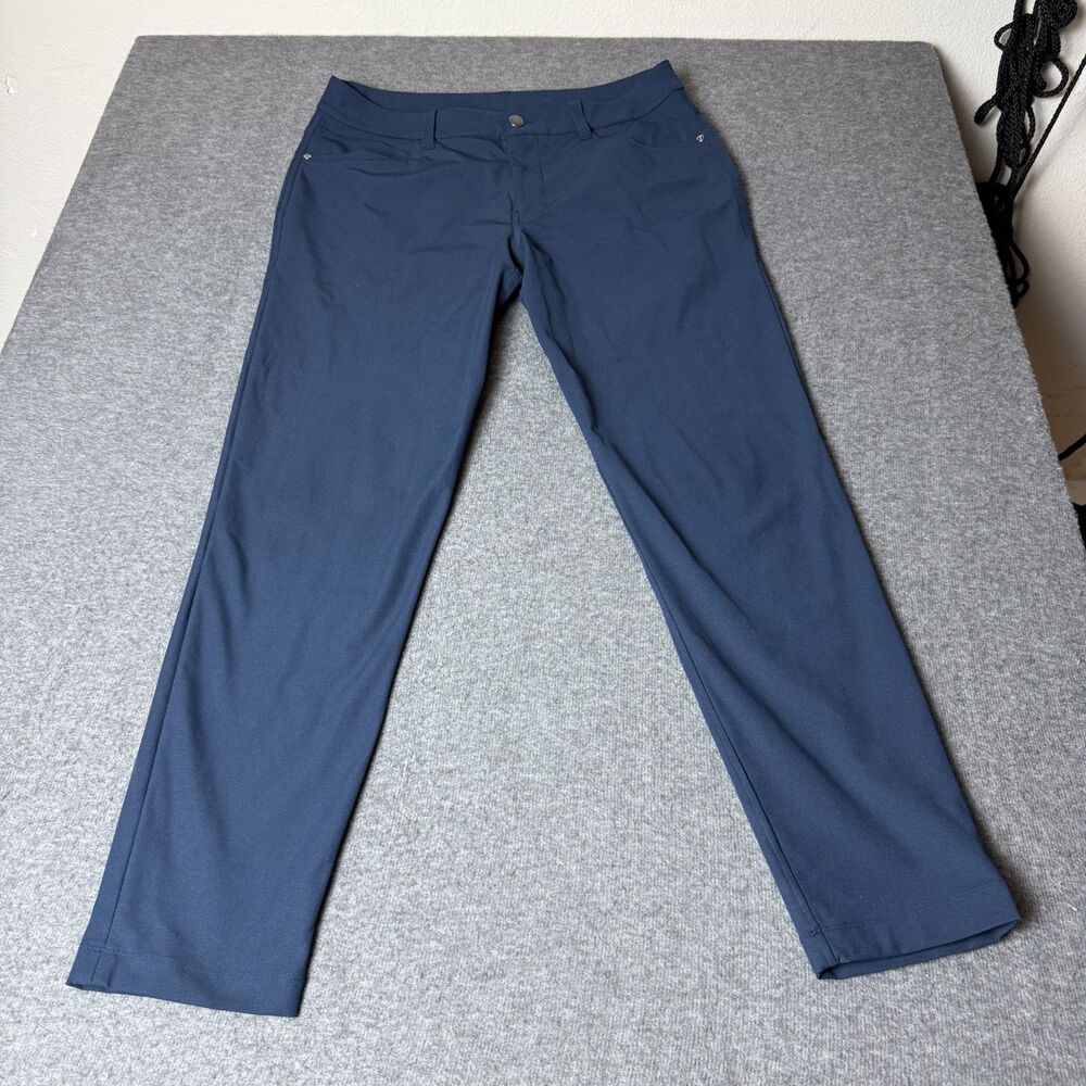 Lululemon Men’s ABC Pants Tag 32 act. 33x29 Classic Stretch Comfort Blue